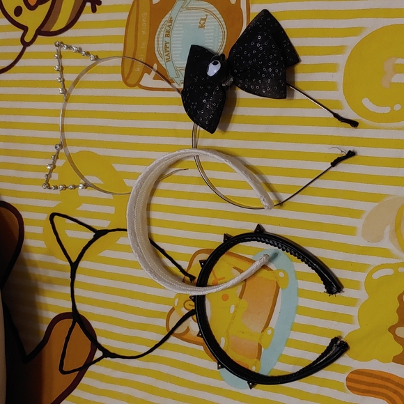 Gothic Lolita Hair Accessory Bundle (18 Piece!) - Picture 2 of 6